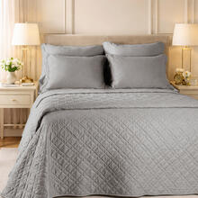 QUILT 2 PIAZZE BORDATO IN RASO CM 260X260 