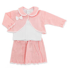 SALOPETTE GONNA 3 PEZZI CON BOLERINO ESTIVO 