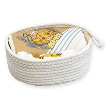 SET 3 PEZZI CON ACCAPPATOIO IN MICROFIBRA MANOPOLA E CESTINO 