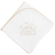 SET 3 QUADRATI DI MUSSOLA IN PERCALLE 100% COTONE 