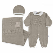 SET CORREDINO PRIMA NASCITA 3 PEZZI INVERNALE SMACCHINATO 