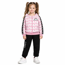 TUTA BIMBA PRIMAVERILE 3-7 ANNI CON ZIP E CAPPUCCIO 