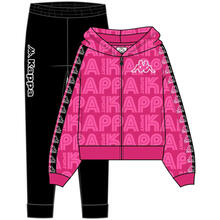 TUTA BIMBA PRIMAVERILE 3-7 ANNI CON ZIP E CAPPUCCIO 