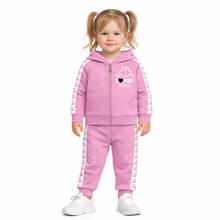 TUTA NEONATA 12-30 MESI CON ZIP E CAPPUCCIO 