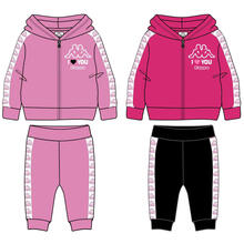 TUTA NEONATA 12-30 MESI CON ZIP E CAPPUCCIO 