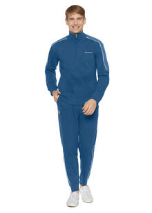 TUTA UOMO FELPA  FULL ZIP GARZATA 