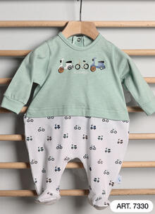 TUTINA NEONATO IN PURO COTONE 