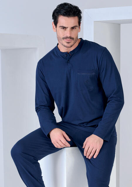 pigiama-uomo-manica-lunga-cotone