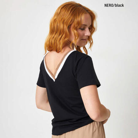 t-shirt-donna-scollo-a-v-con-bordino-bicolore