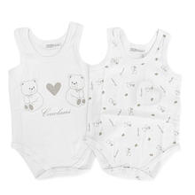 BODY NEONATO SPALLA LARGA STAMPATO CONF DA 6 PEZZI 