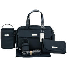 BORSONE IN SIMILPELLE CON FASCIATOIO, PORTA BIBERON 