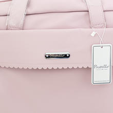 BORSONE IN SIMILPELLE CON FASCIATOIO, PORTA BIBERON 