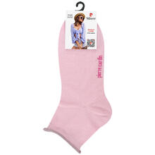 CALZINO DONNA MODA LUREX COLORI CHIARI 