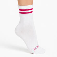 CALZINO DONNA TIPO TENNIS CON RIGHE 