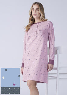 CAMICIA DA NOTTE DONNA INTERLOCK 