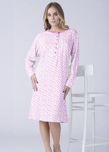 CAMICIA DA NOTTE DONNA INTERLOCK 