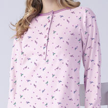 CAMICIA DA NOTTE DONNA INTERLOCK 