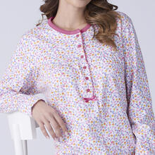 CAMICIA DA NOTTE DONNA INTERLOCK CALIBRATA 