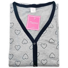 CAMICIA DA NOTTE PREMAMAN MEZZA MANICA COTONE 