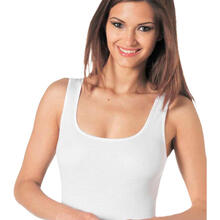 CAMICIOLA DONNA SPALLA LARGA BORDO RASO 