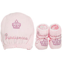 CAPPELLINO CALDO COTONE + SCARPINA 