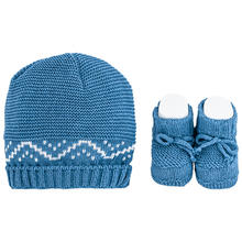 CAPPELLINO+SCARPETTA IN COTONE 