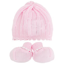 CAPPELLO E SCARPETTA IN FILO PRIMA NASCITA 