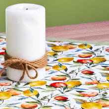 CENTROTAVOLA CM 93X93 COTONE CON STAMPA DIGITALE 