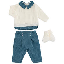 COMPLETINO INVERNALE NEONATO + SCARPETTA 