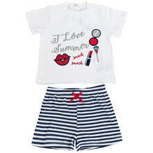 COMPLETO 2 PEZZI CORTO NEONATA 