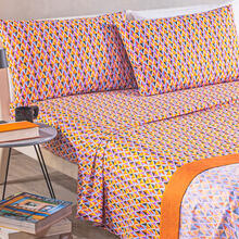 COMPLETO LETTO 2 PIAZZE COTONE 