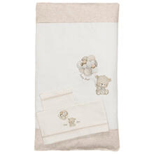 COMPOSE' CULLA RICAMATO 5 PEZZI 