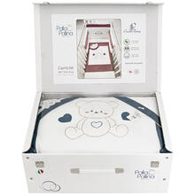 COMPOSE' LETTINO RICAMATO 6 PEZZI 