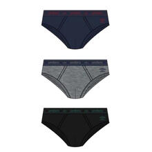 CONFEZIONE 3PZ SLIP UOMO COTONE ELASTICIZZATO 