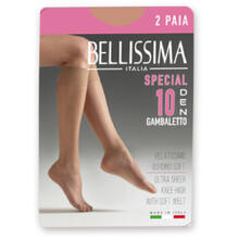 CONFEZIONE BIPACK GAMBALETTO VELATISSIMO PUNTA NUDA 10 DEN 