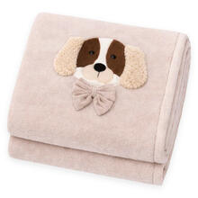 COPERTA CULLA CORAL RICAMATA CM 75X100 