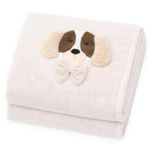COPERTA CULLA CORAL RICAMATA CM 75X100 