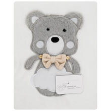 COPERTA CULLA CORAL RICAMATA MISURA 75X100 CM 