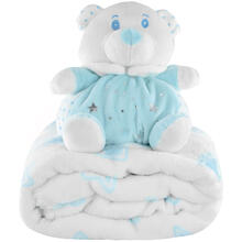 COPERTINA CULLA CON PUPAZZO MISURE COPERTA 75X90 CM 