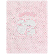 COPERTINA CULLA RICAMATA CM 75X95 