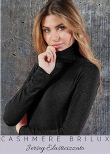 DOLCEVITA MANICA LUNGA IN CASHMERE BRILLANTE 