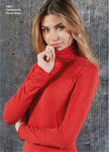 DOLCEVITA MANICA LUNGA IN CASHMERE BRILLANTE 