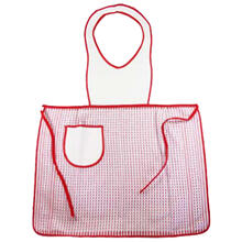 GREMBIULE CUCINA X4 SPUGNA A NIDO D'APE CON PETTORINA 