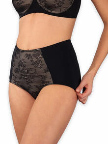 GUAINETTA DONNA VITA ALTA CON PANNELLO JACQUARD 