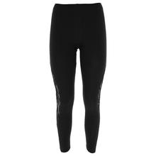 LEGGINGS DONNA COTONE CON TULLE FLOCCATO ZEBRATO 