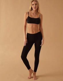 LEGGINGS DONNA COTONE ELASTICIZZATO LEGGERO 