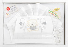 LENZUOLINO CULLA  3 PZ PURO COTONE 