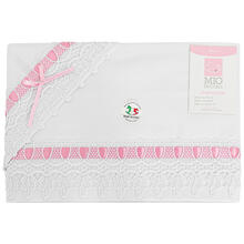 LENZUOLINO CULLA DA RICAMARE MACRAME' 