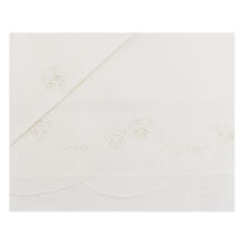 LENZUOLINO CULLA RICAMO A MANO PURO COTONE 