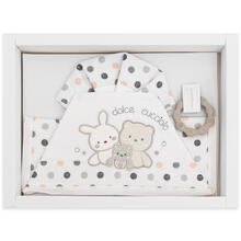 LENZUOLINO NEONATO CULLA 3 PEZZI + MASSAGGIAGENGIVE 